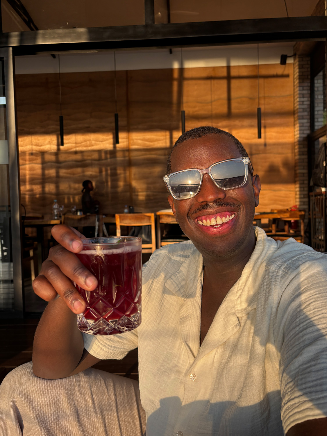 En till drink i solnedgången